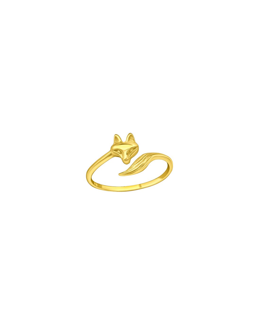 Anillo de plata 925 Fox Talla  7