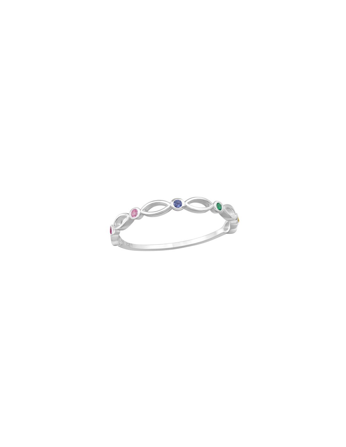 Anillo de plata 925 Scalloped Talla  5