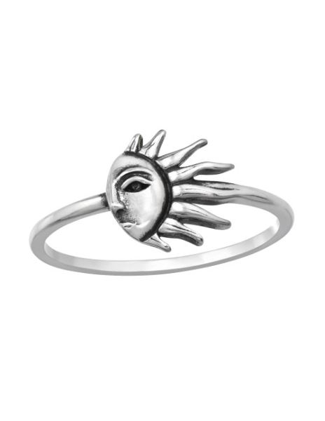 Anillo de plata 925 Sun...