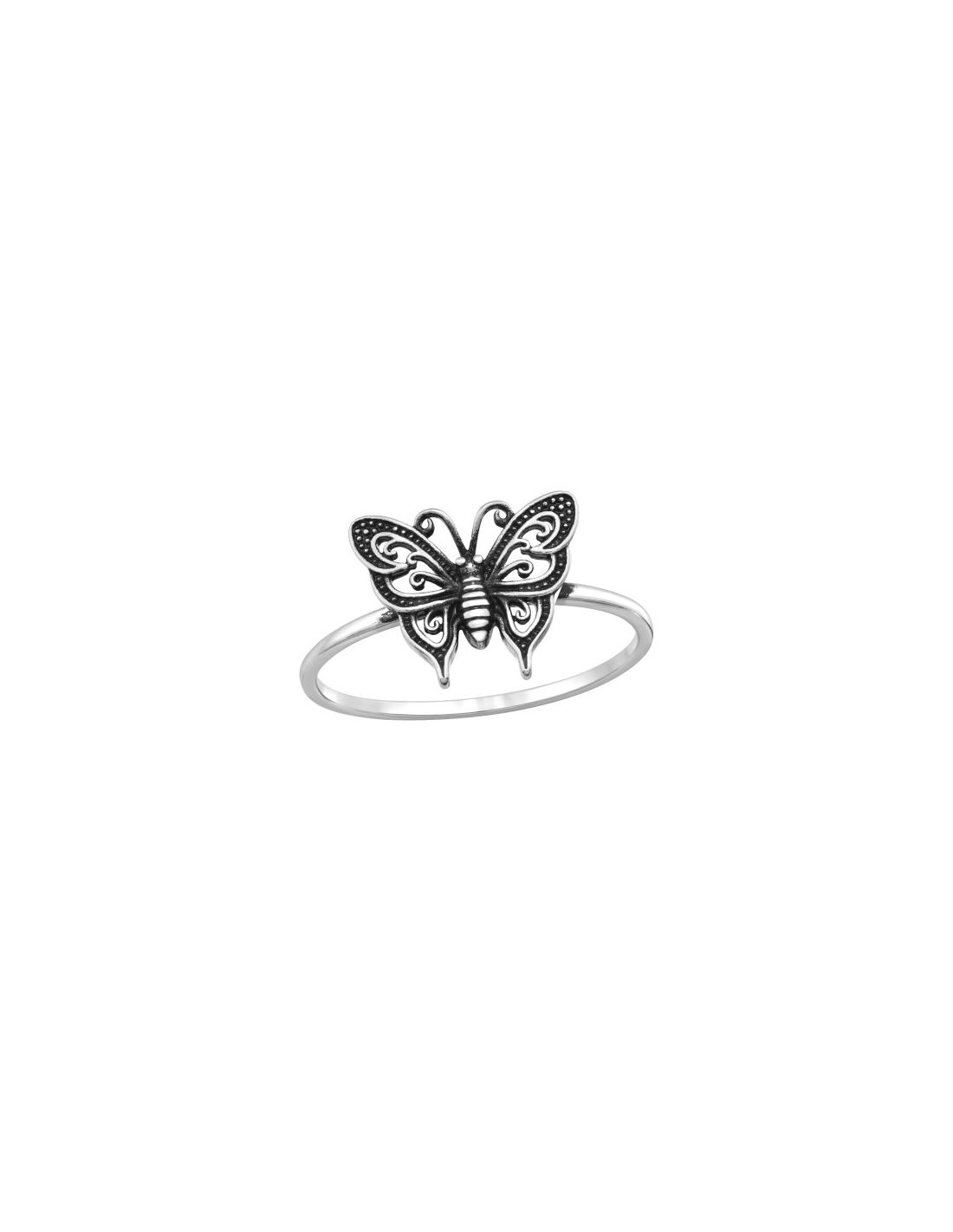 Anillo de plata 925 Butterfly Talla  8