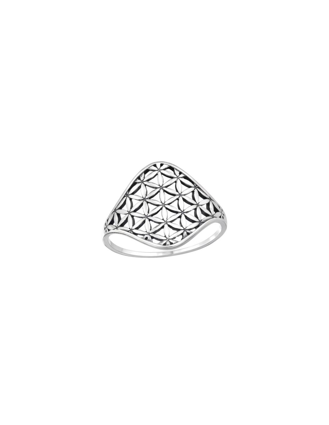 Anillo de plata 925 Flower Of Life...