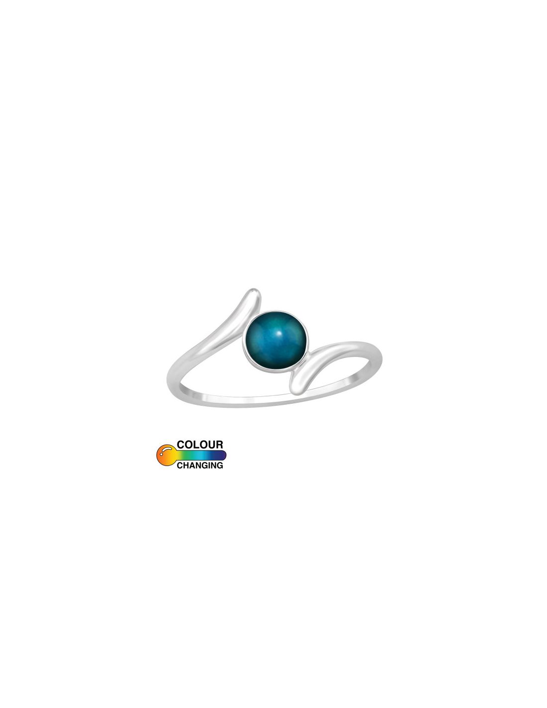 Anillo de plata 925 Bypass Talla  5