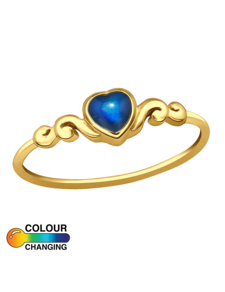 Anillo de plata 925 Heart...