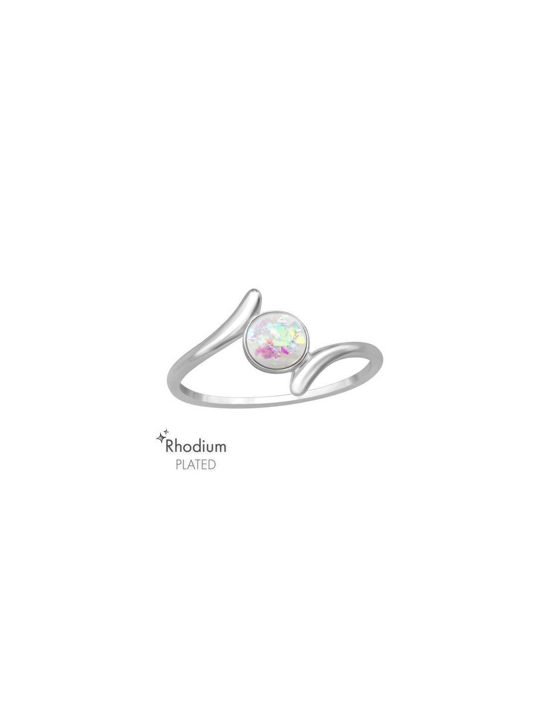 Anillo de plata 925 Bypass Talla  5
