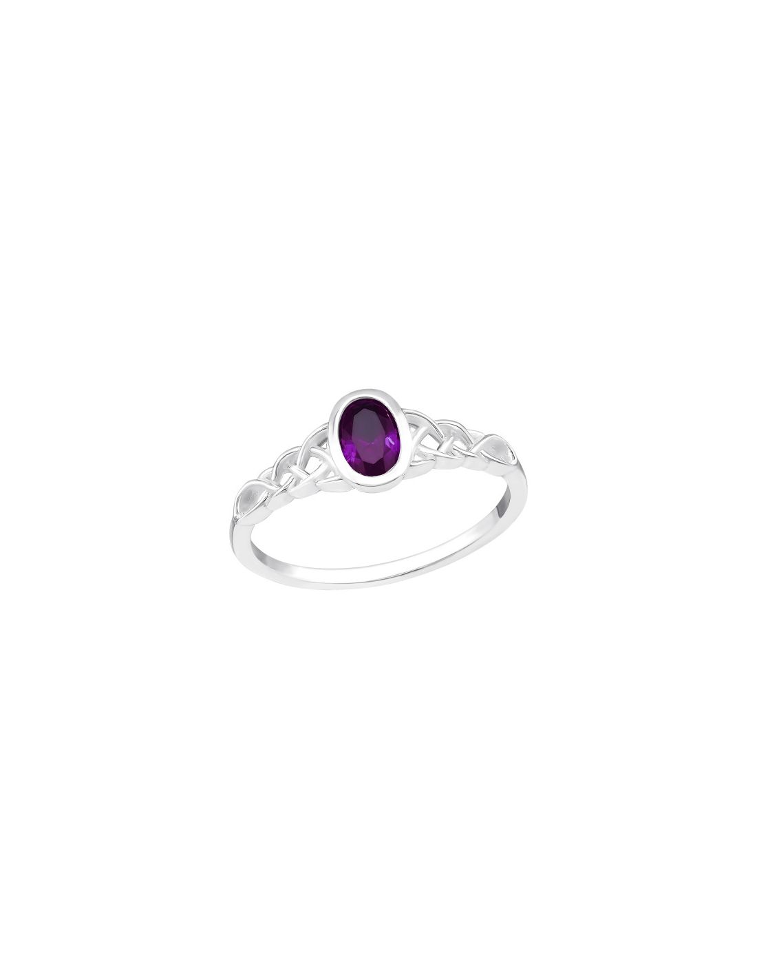 Anillo de plata 925 Braided Talla  6