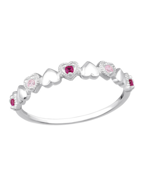 Anillo de plata 925 Heart...