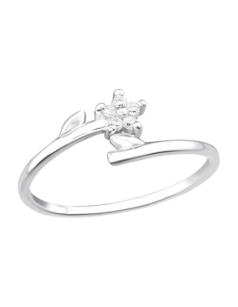 Anillo de plata 925 Flowers...