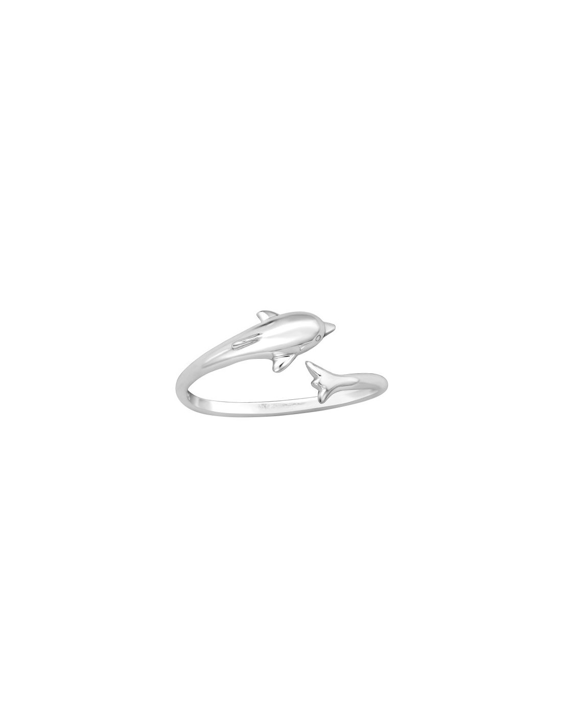 Anillo de plata 925 Dolphin Talla  8