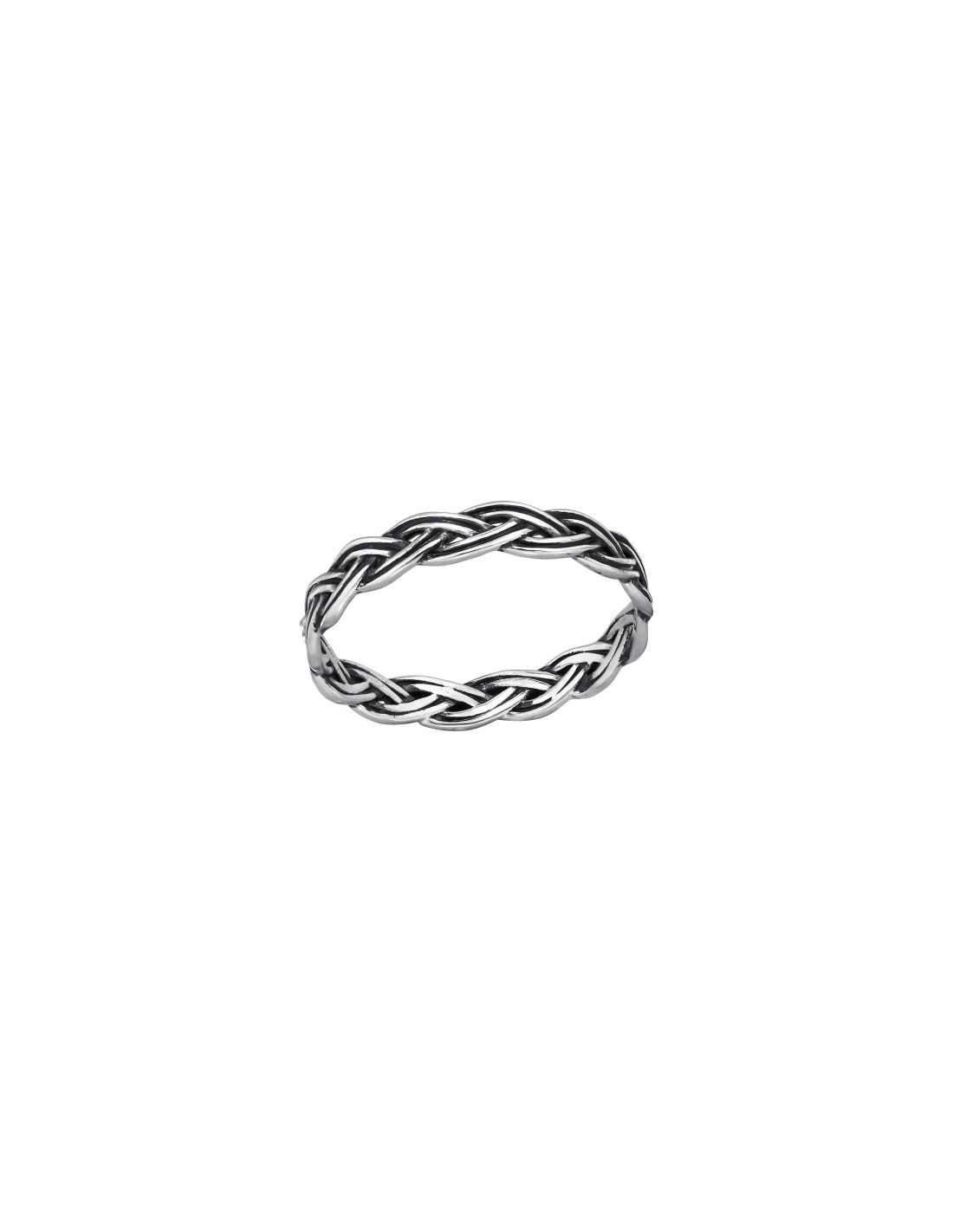 Anillo de plata 925 Braided Talla  5