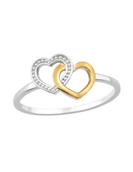 Anillo de plata 925 Double...