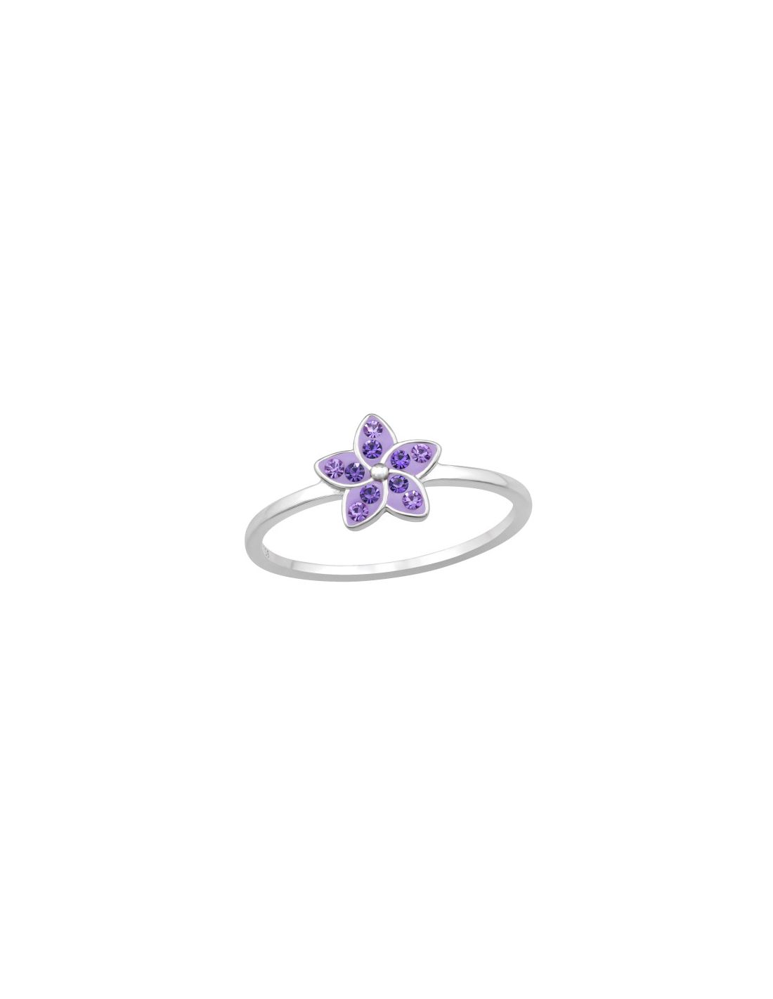 Anillo de plata 925 Flower Talla  6