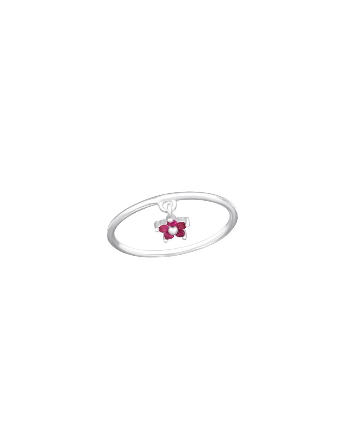 Anillo de plata 925 5Mm Dangling...