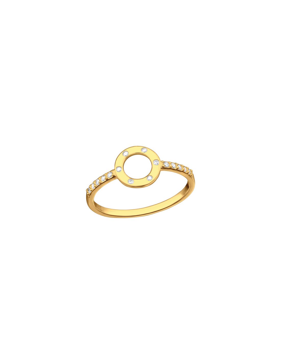 Anillo de plata 925 Open Circle Talla  6