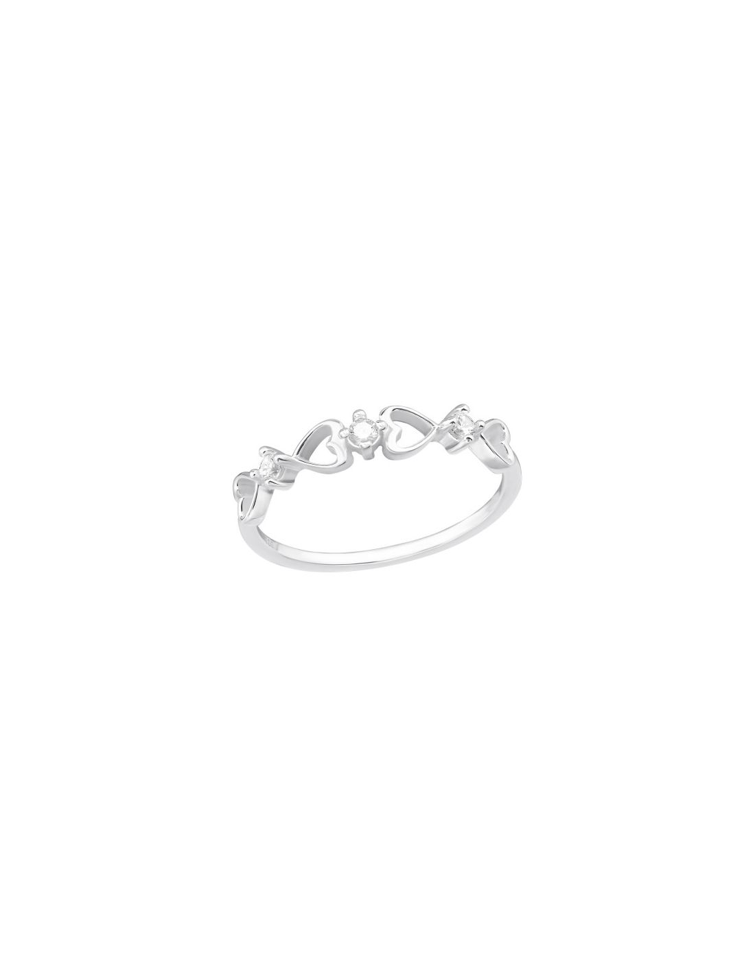 Anillo de plata 925 Connected Hearts...