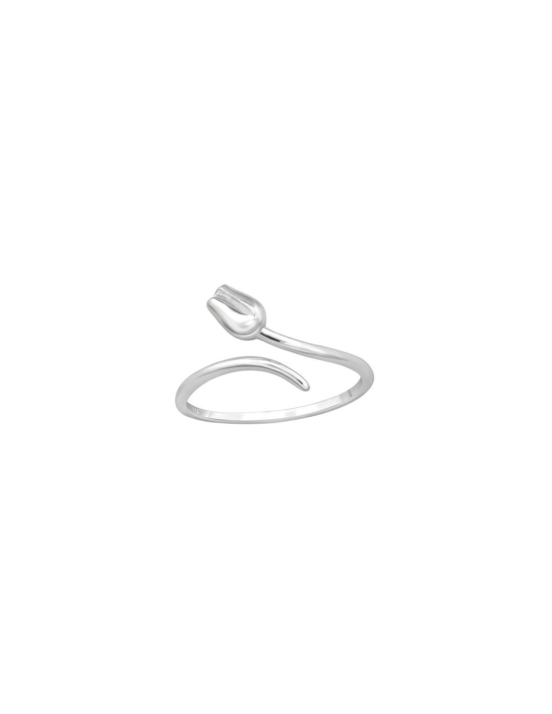 Anillo de plata 925 Tulip Talla  6