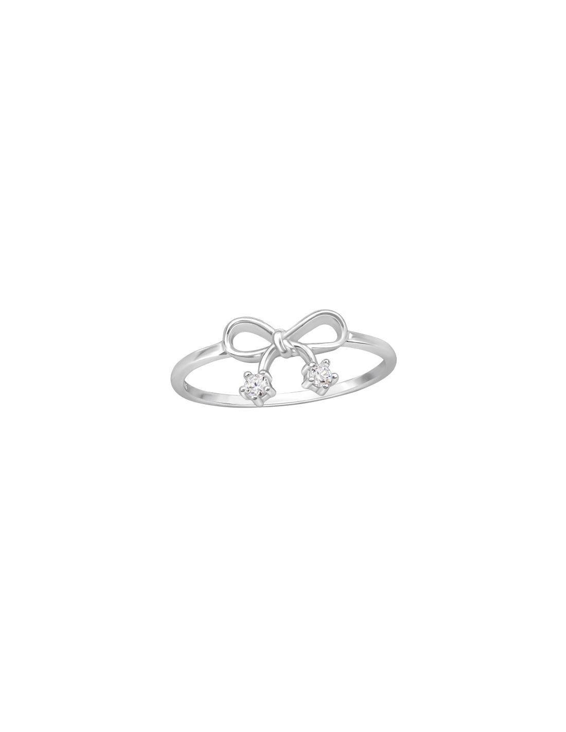Anillo de plata 925 Bow Talla  8