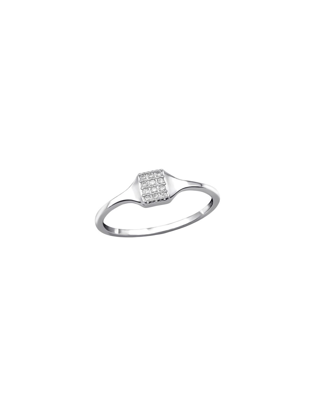 Anillo de plata 925 Square Talla  5