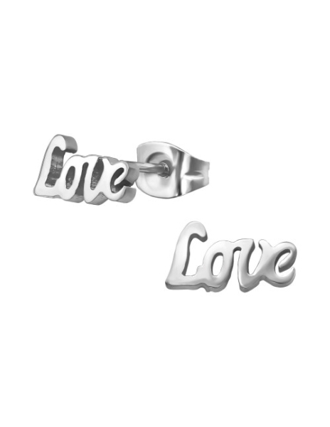 Aros de acero "Love"