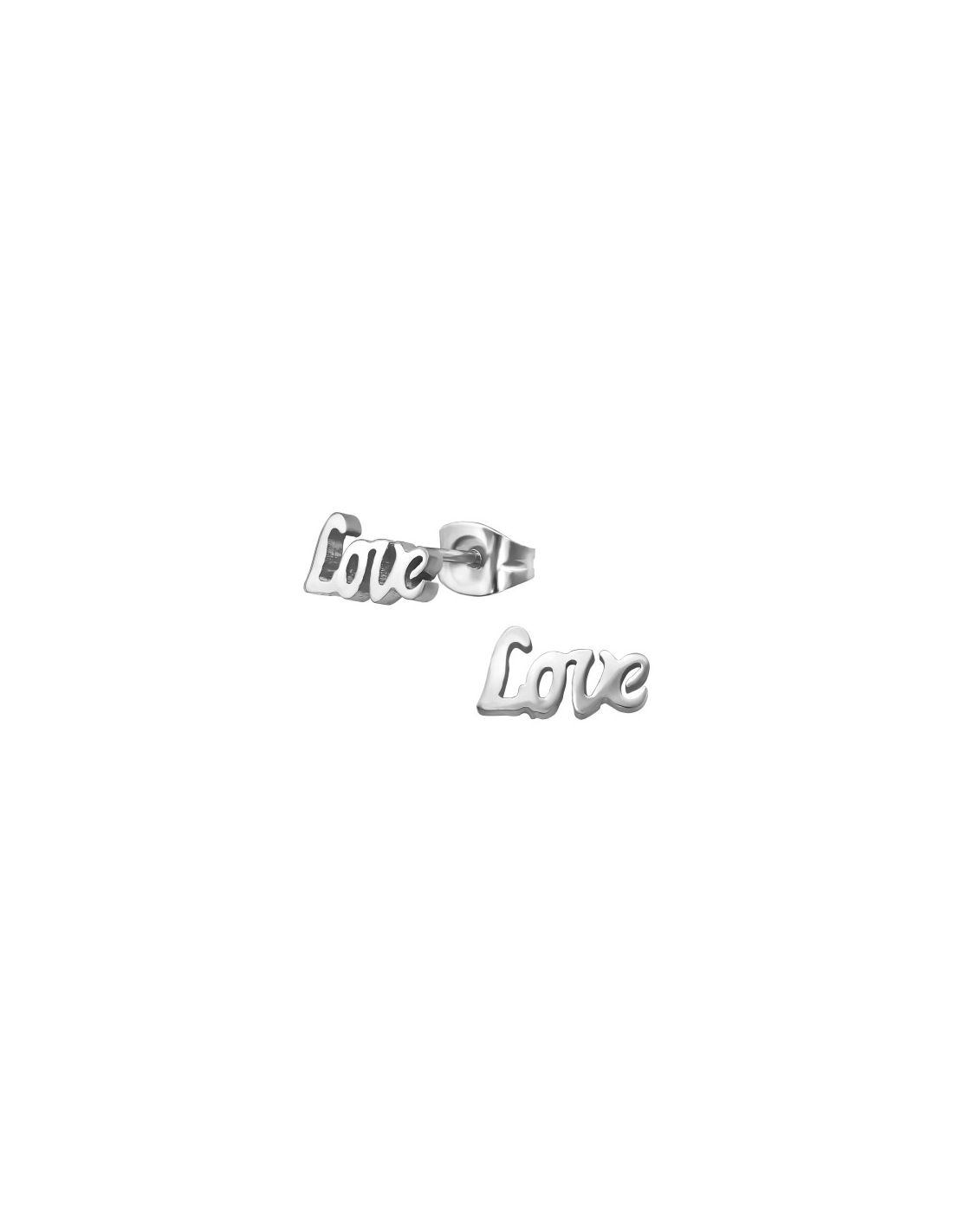Aros de acero "Love"