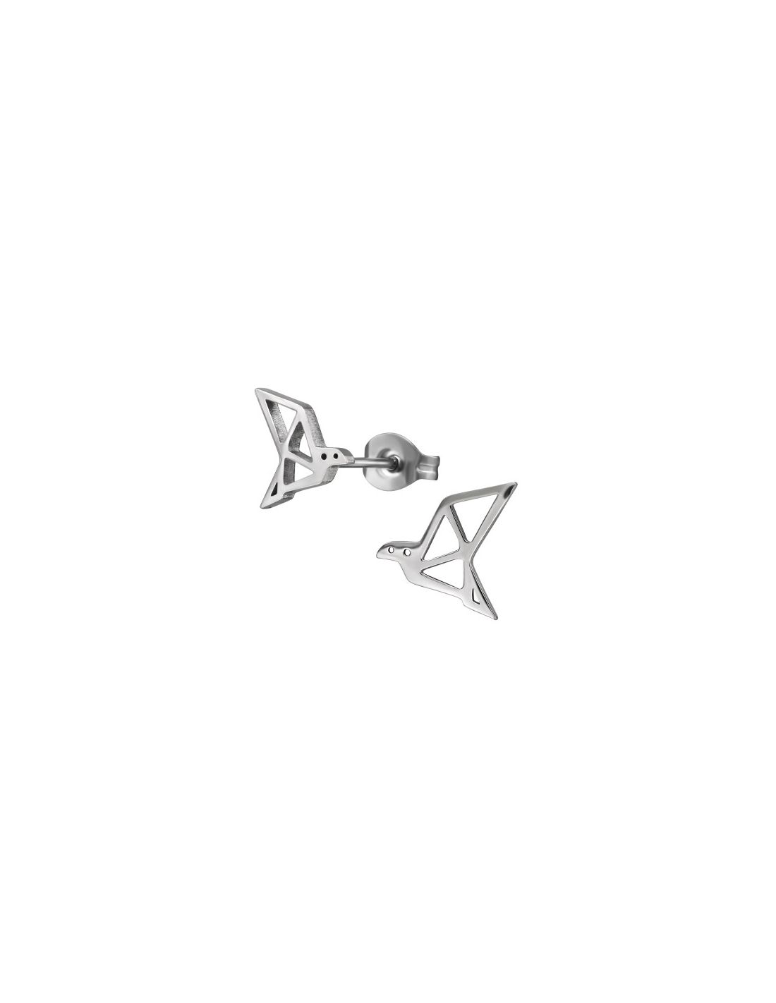 Aros de acero Origami Bird