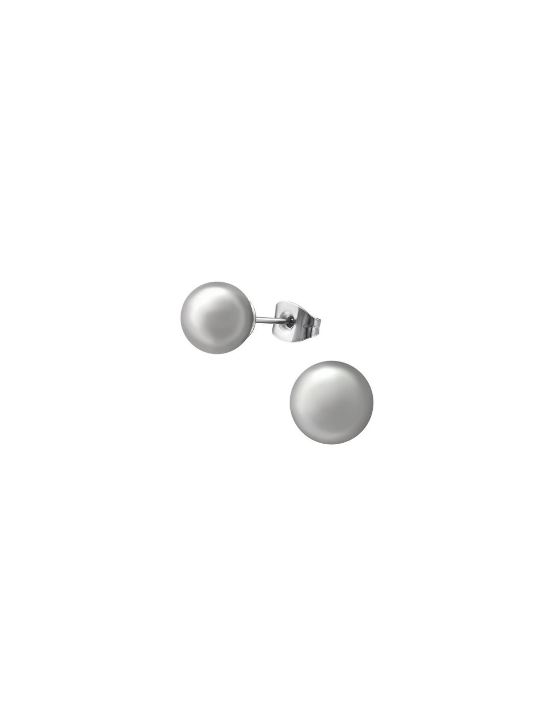 Aros de acero Synthetic Pearl 8Mm