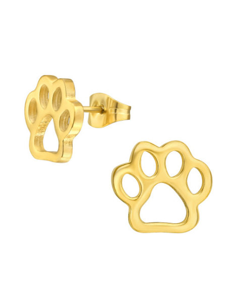 Aros de acero Paw Print