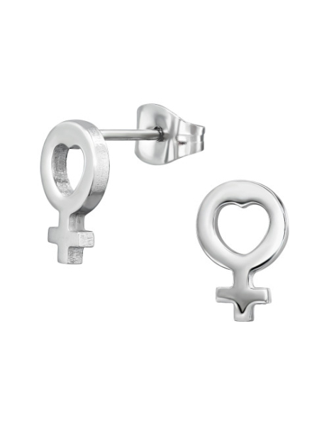 Aros de acero Heart Cross