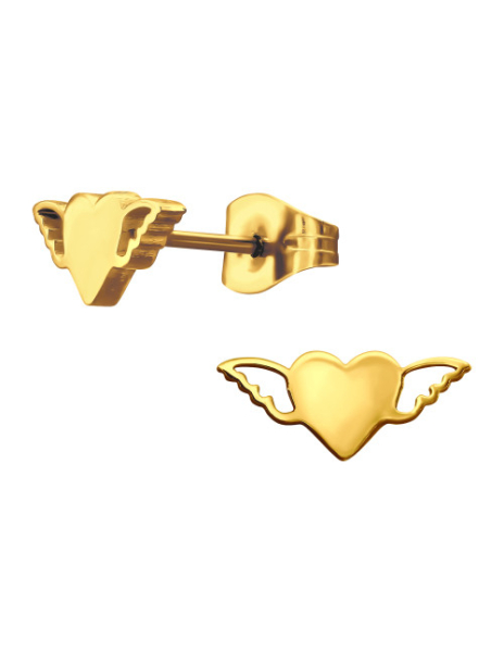 Aros de acero Winged Heart