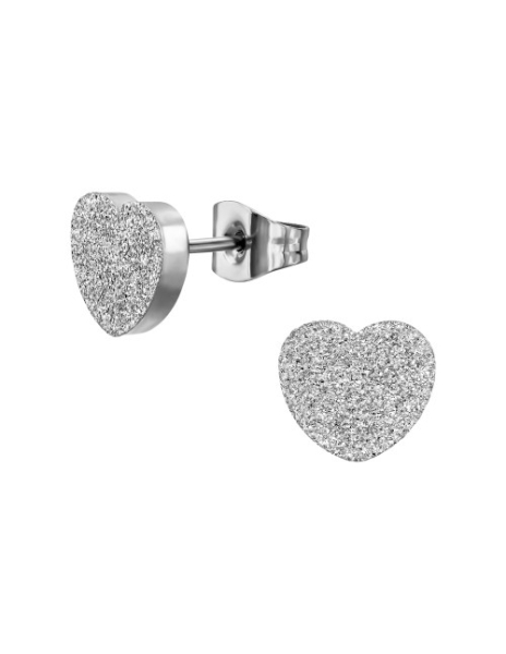 Aros de acero Textured Heart