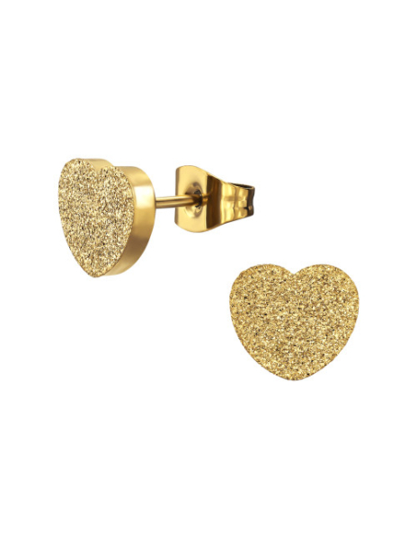 Aros de acero Textured Heart