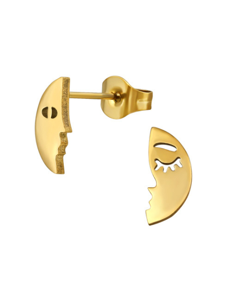 Aros de acero Moon Face