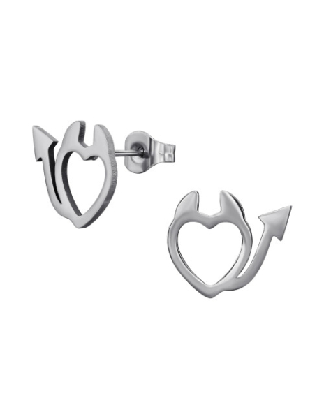 Aros de acero Devil Heart