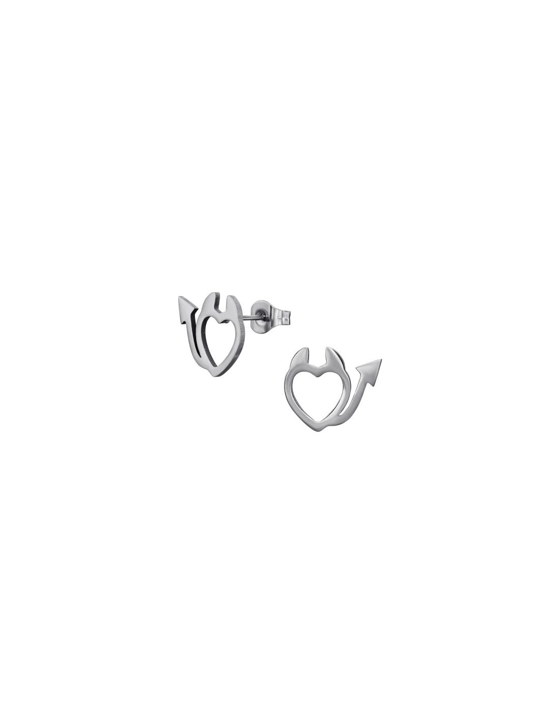 Aros de acero Devil Heart