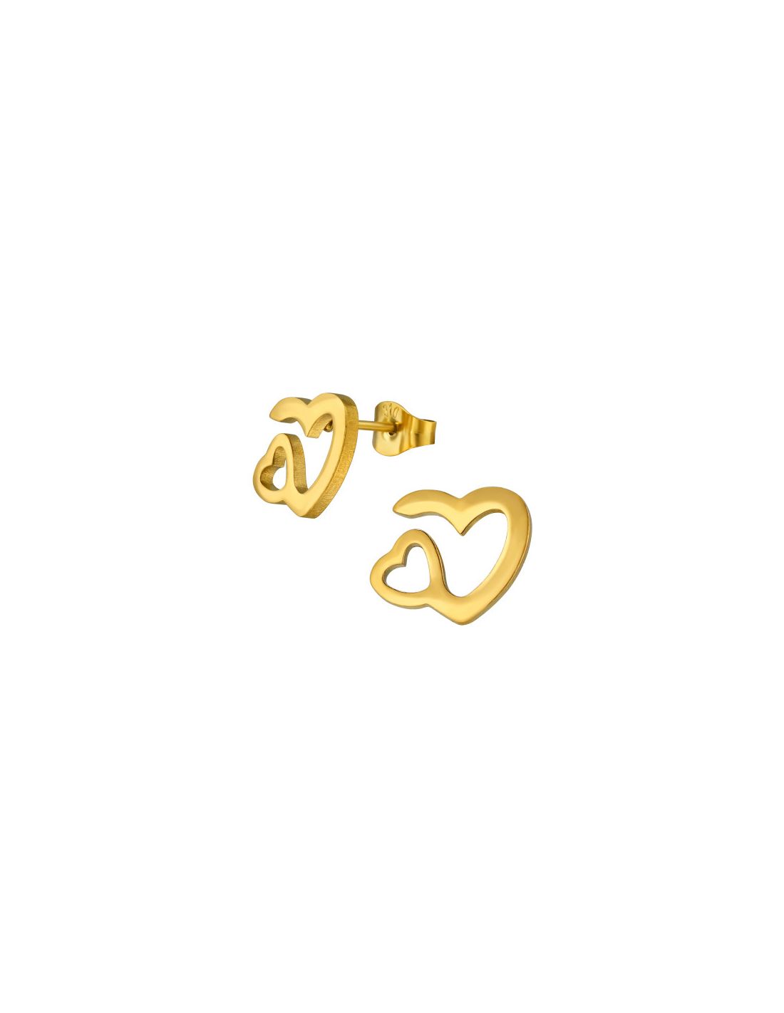 Aros de acero Double Heart