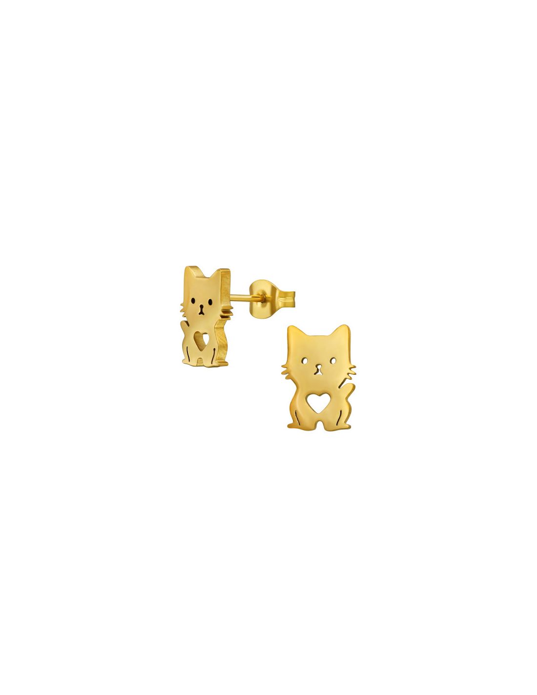 Aros de acero Cat With Heart