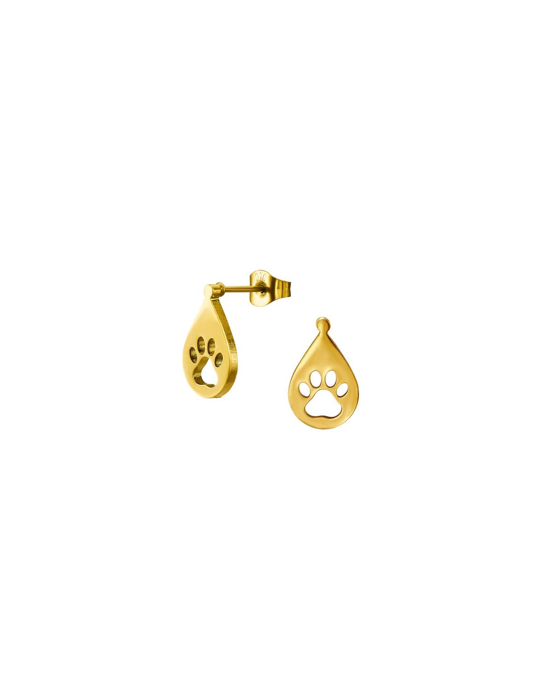 Aros de acero Paw Print