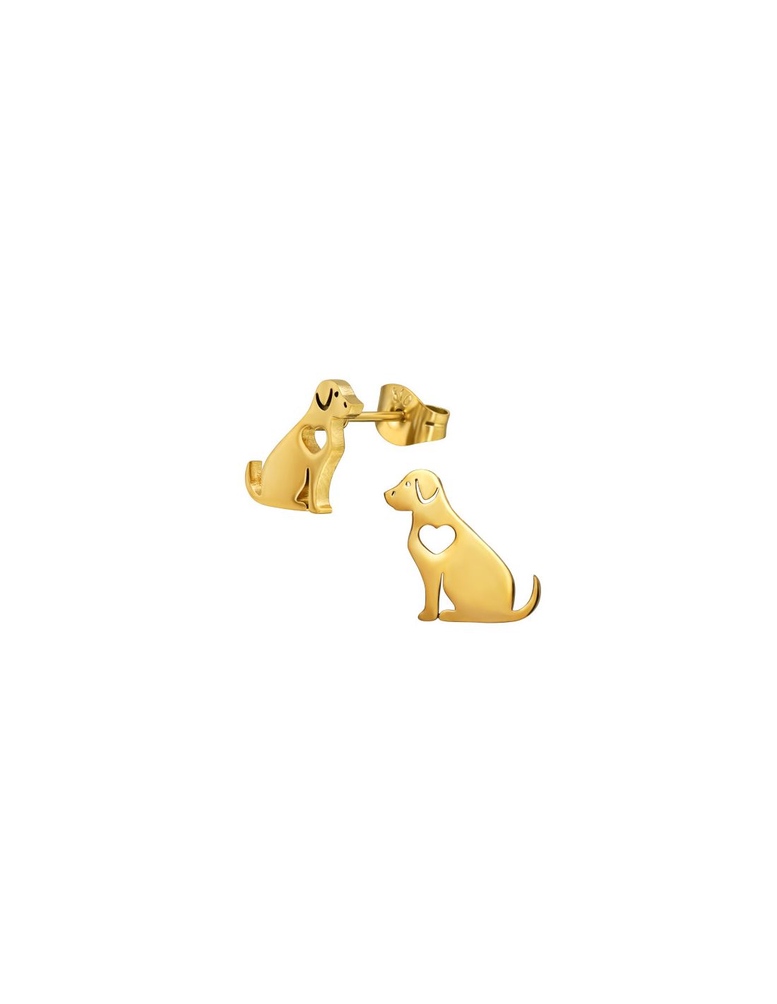 Aros de acero Dog With Heart