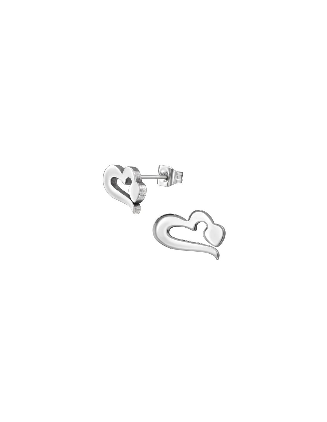 Aros de acero Snake Heart