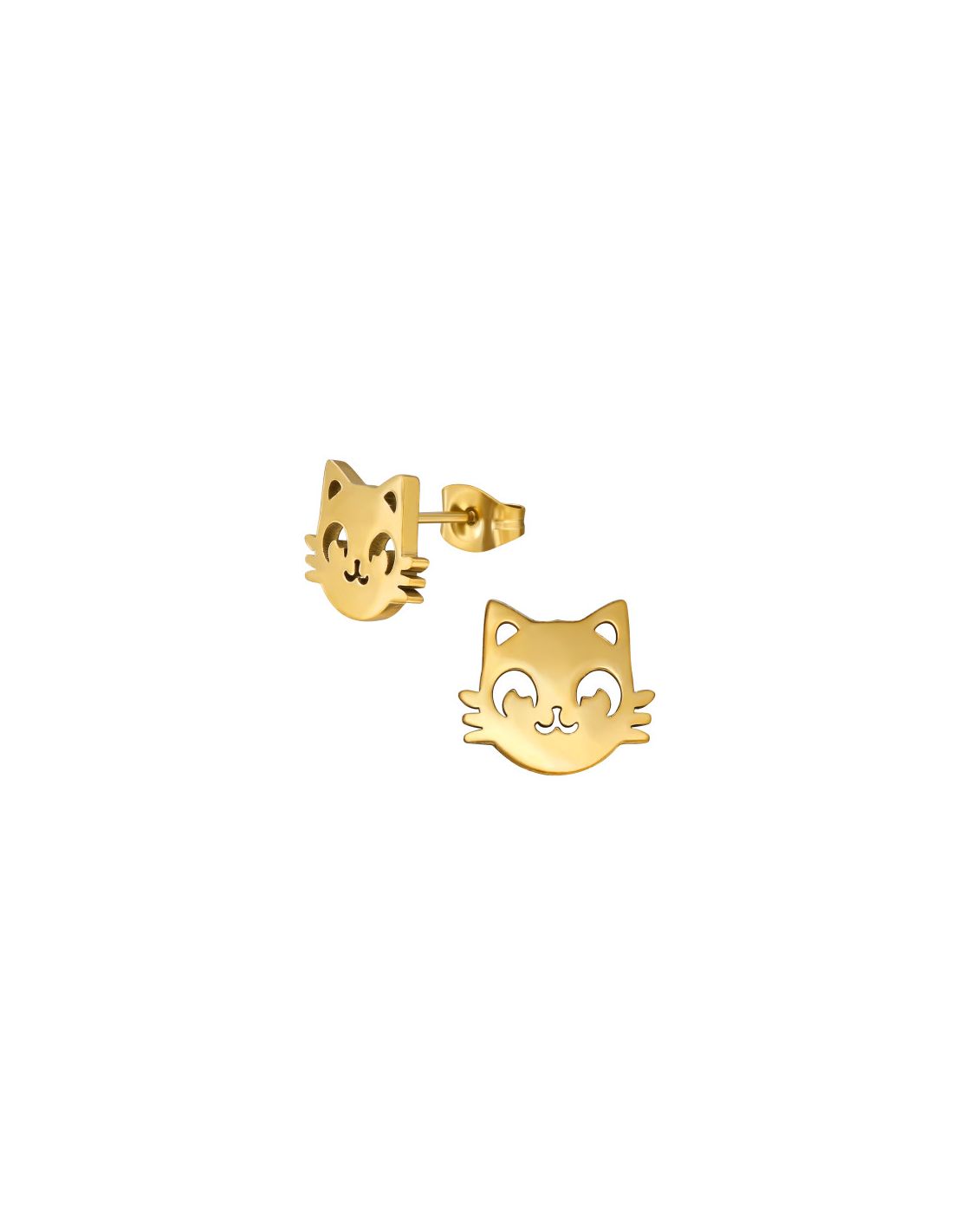 Aros de acero 11Mm Cat Face