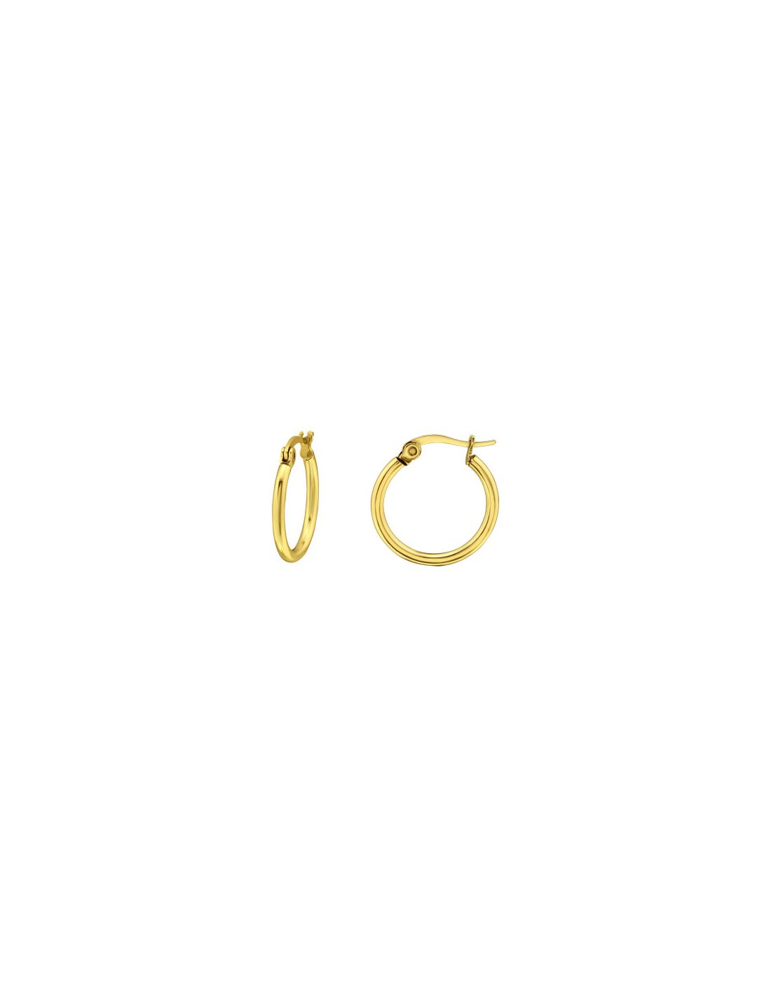 Aros de acero Gold Surgical Steel...