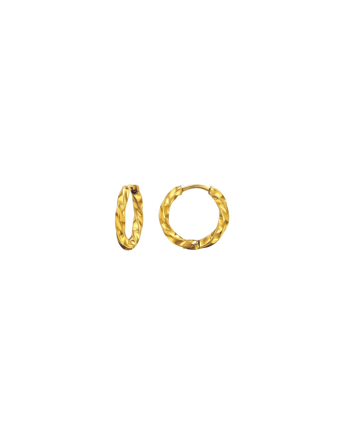Aros de acero Twisted Huggies