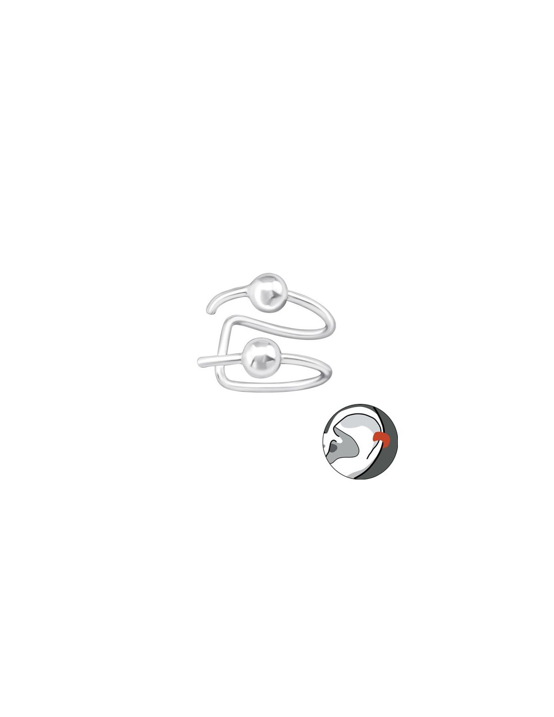 Aros de Plata Cuff  1un Plain N/A