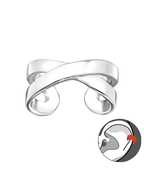 Aros de Plata Cuff  1un...