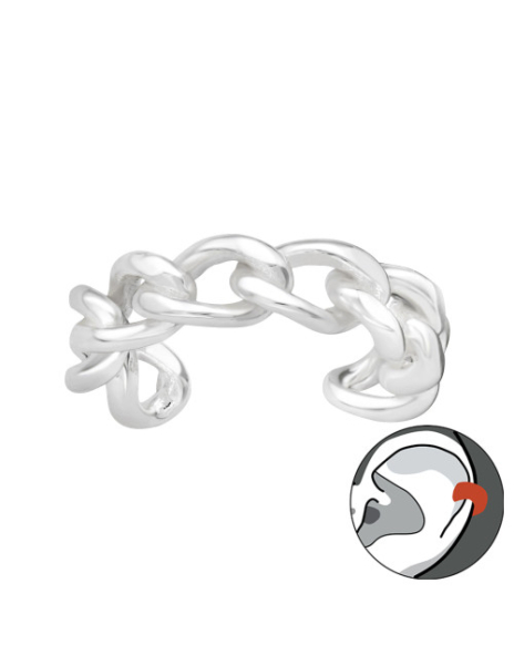 Aros de Plata Cuff  1un...