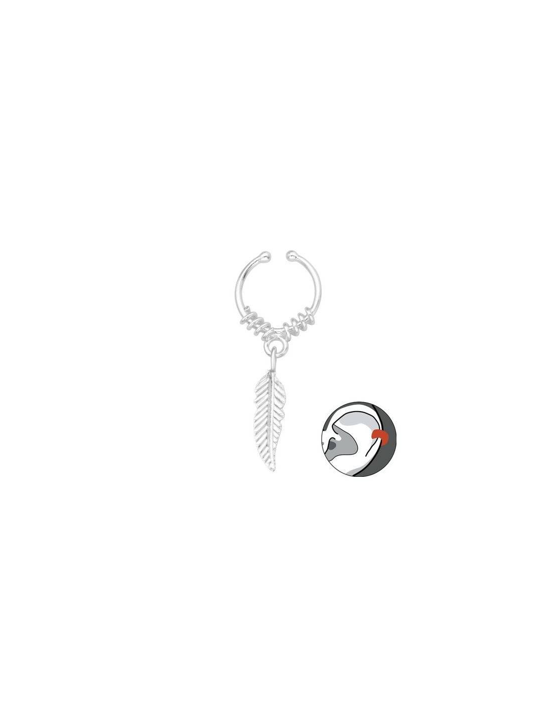 Aros de Plata Cuff  1un Hanging...