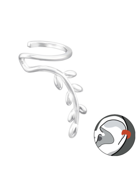 Aros de Plata Cuff  1un...