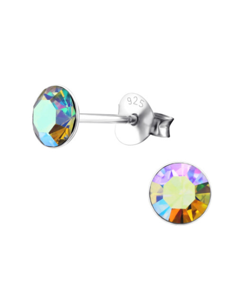 Aros de Plata 5Mm Round AB...