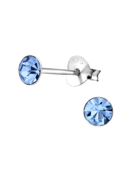 Aros de Plata 4Mm Round...