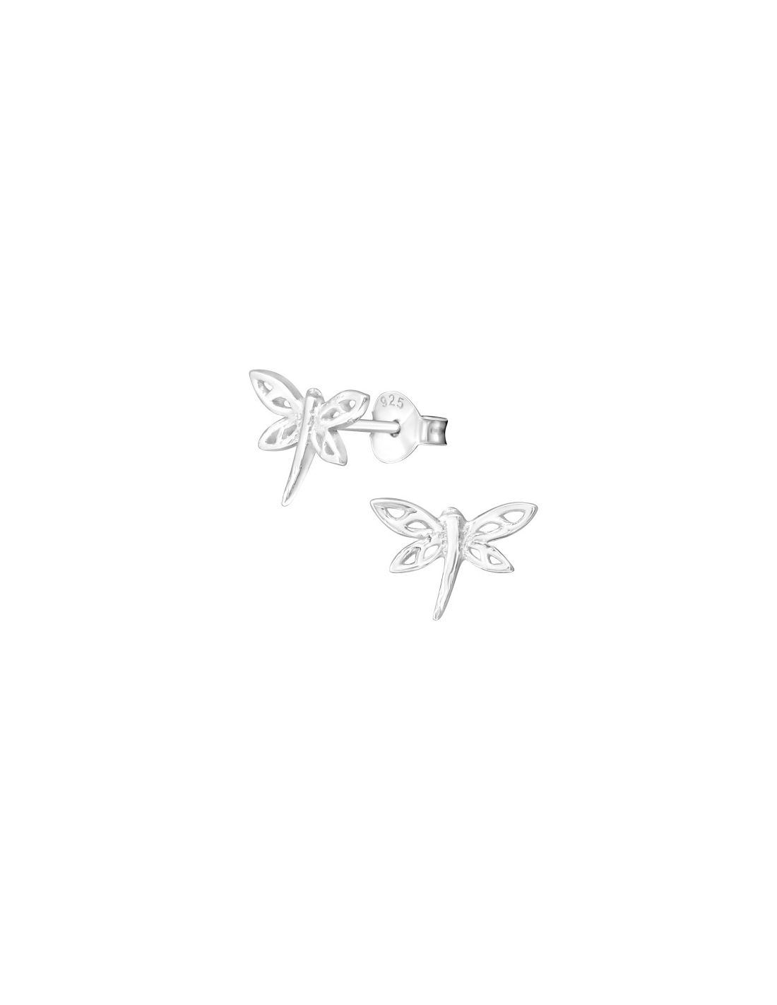 Aros de Plata Dragonfly -
