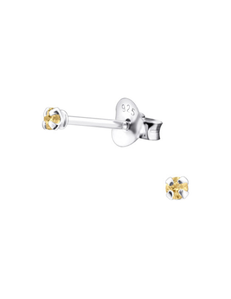 Aros de Plata Round 2Mm CZ...